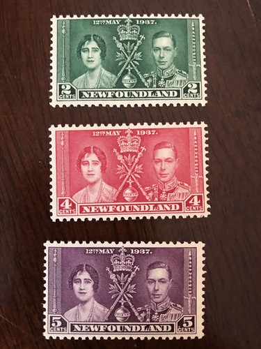 1937 Newfoundland stamps