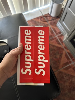 Supreme Cutting Box Logo Sticker カッティング Supreme Cutting Box Logo Sticker