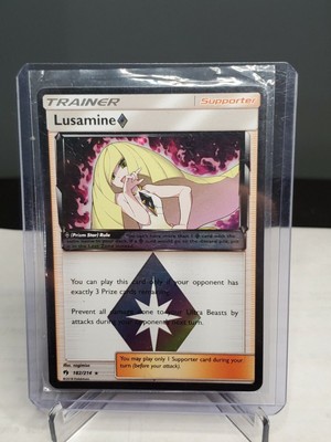 Lusamine 1 214 Rare Prism Star Pokemon Card Tcg Lost Thunder Nm Collectible Card Games Accessories Winvest Global Toys Hobbies