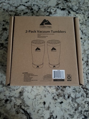Ark Trail 2 Pack Multi-colors Stainless Steel Vacuum Tumblers 20 Oz Bpa Free