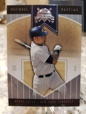 2004 Fleer National Pastime  #28 Derek Jeter   New York Yankees
