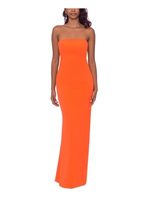 

Женское оранжевое коктейльное платье в пол без рукавов BETSY - ADAM, Оранжевый