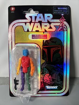 Has Star Wars Retro Collection Boba Fett Prototype Edition Blue Head Red Body