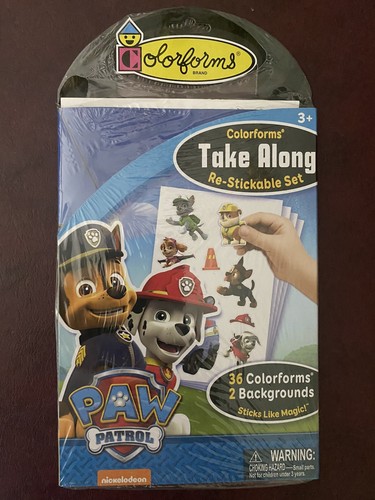 paw patrol colorforms