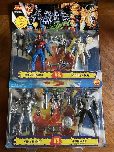 スパイダーマン 『MARVEL TEAM UP』 4セット 90s TOYBIZ スパイダーマン 『MARVEL TEAM UP』 4セット 90s TOYBIZ