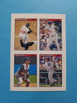 JEFF KENT, JORGE CANTU, PLACIDO POLANCO 2006 BAZOOKA STICKER CARD # 40 G0814