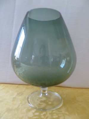 Großer Cognac-Schwenker 16 x 11 cm-Mundgeblasen-Lauscha Glas-Grün-Super!
