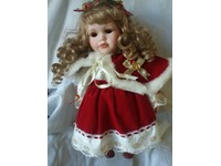 leonardo collection porcelain doll holly