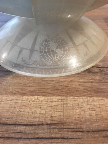 National Geographic globe 1965 Edition 16” With Acrylic Stand