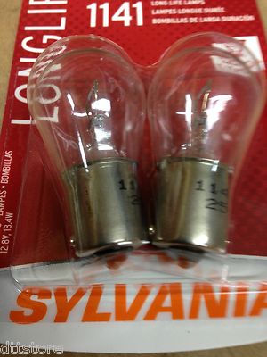 Sylvania 1141 Long Life Light Bulbs - Pack of 2  - P/N: 36405 Type 1141LL