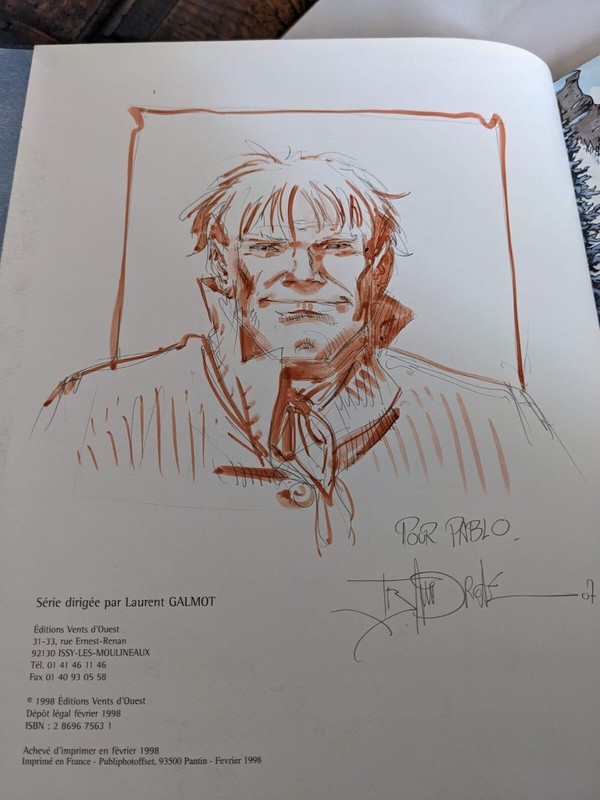 Dedicace Jean Baptiste Andreae Wendigo Celui Qu'Accompagnent Les Loups	Eo Tbe