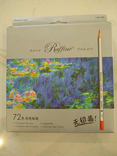 Marco Raffine Fine Art  72 Colored Pencil Set
