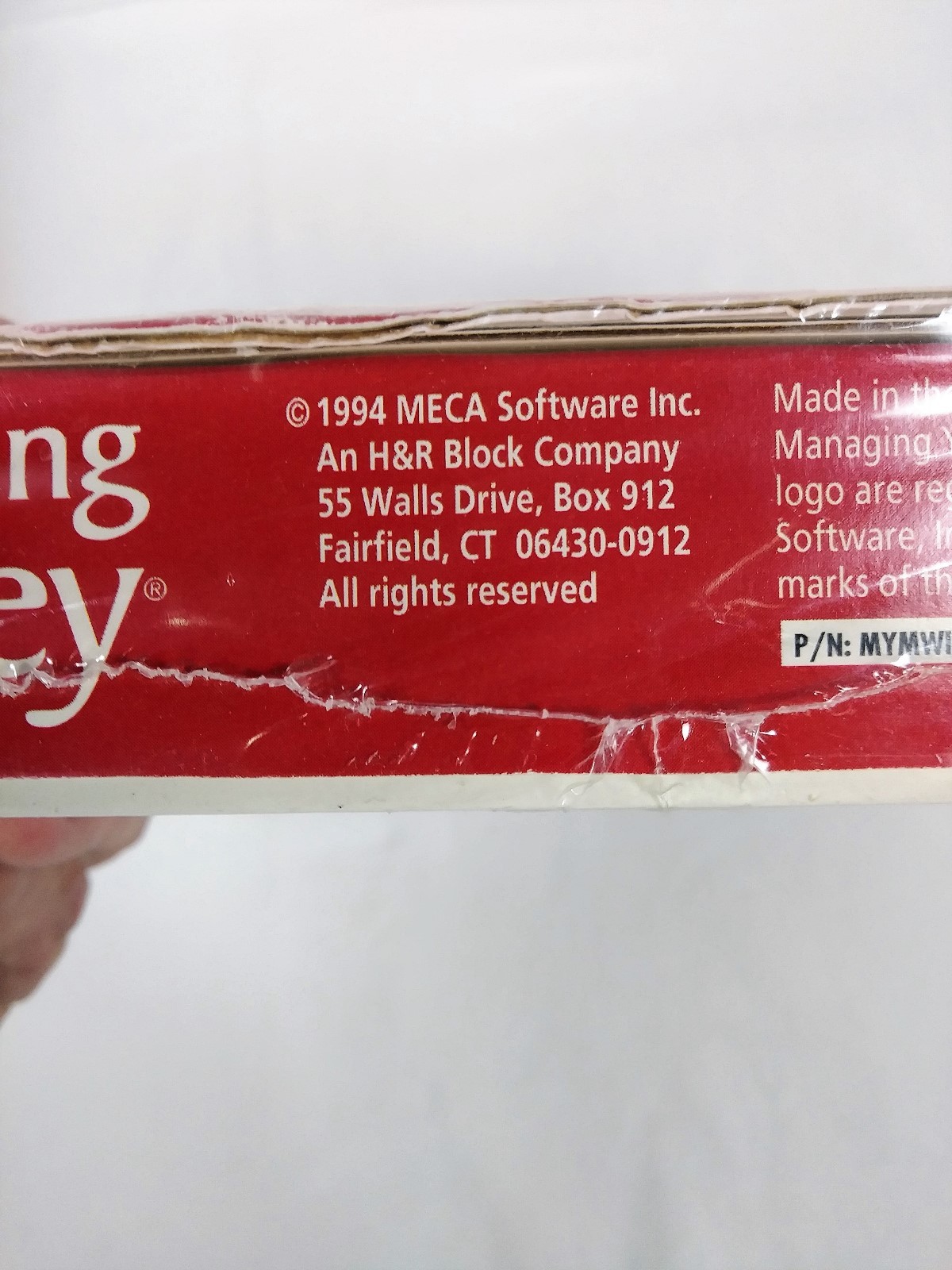 Managing Your Money Vintage Software For Windows 1994 New Sealed