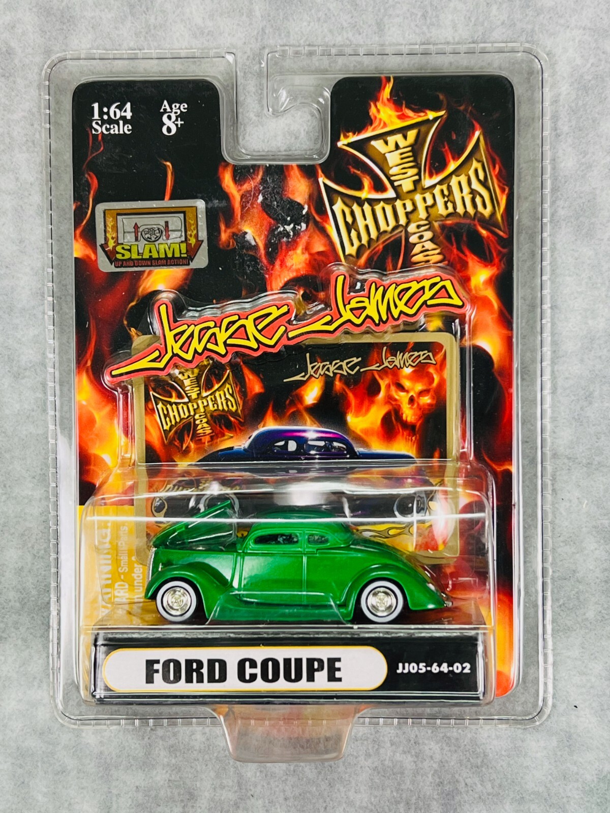 WEST COAST CHOPPERS フォードクーペ　ミニカー Jesse James West Coast Choppers 1936 Ford Coup Kustom 1/24