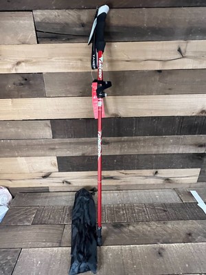   TANERDD Trekking Pole Sport Aluminum 7075 Anti Shock Walking Stick Red NEW  