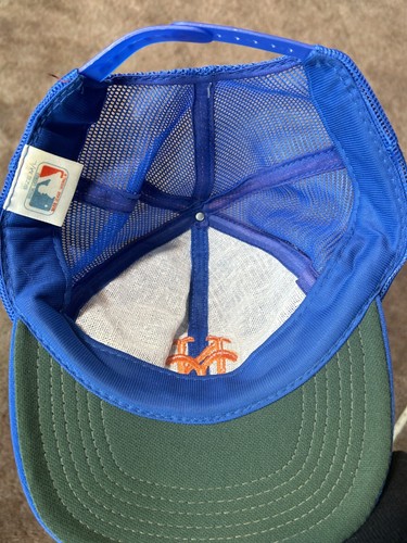 Vintage New York Mets Snapback Trucker Hat Cap Embroidered Logo Twins Enterprise