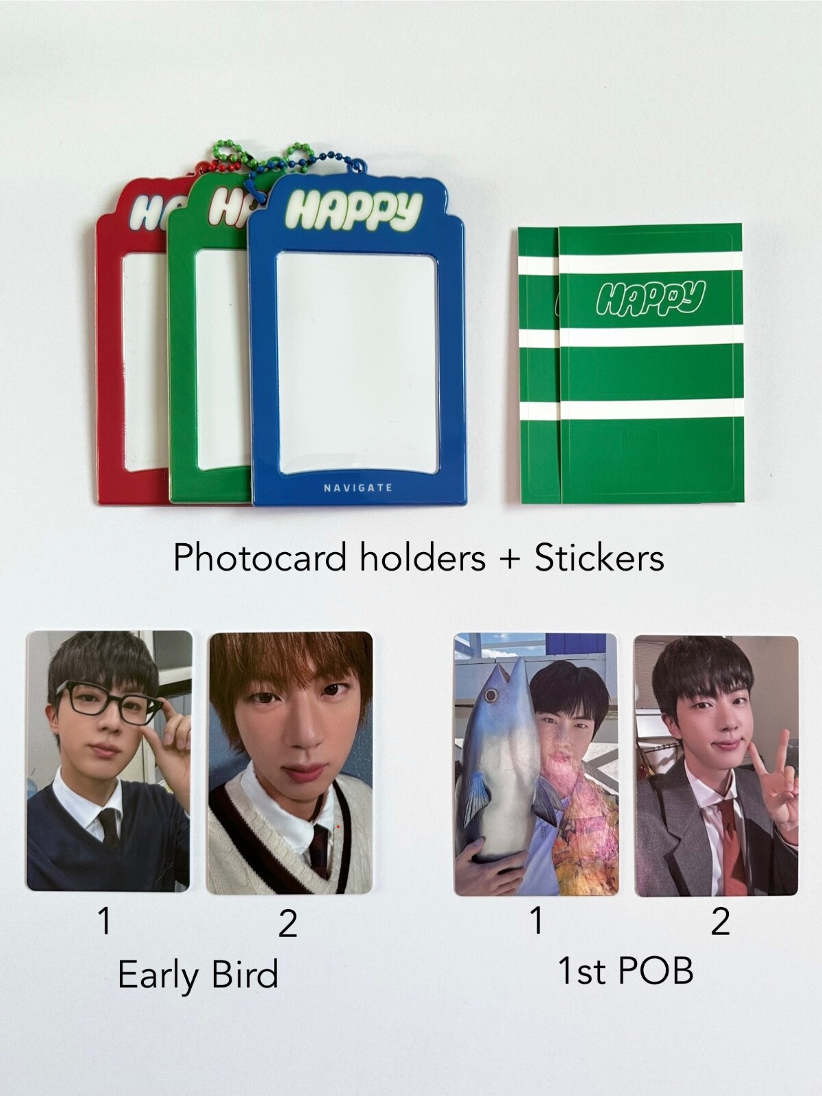 BTS JIN HAPPY Weverse Albums 特典 アーリーバード BTS JIN HAPPY ALBUM Early Bird, POBs, Weverse Lucky Draw | eBay