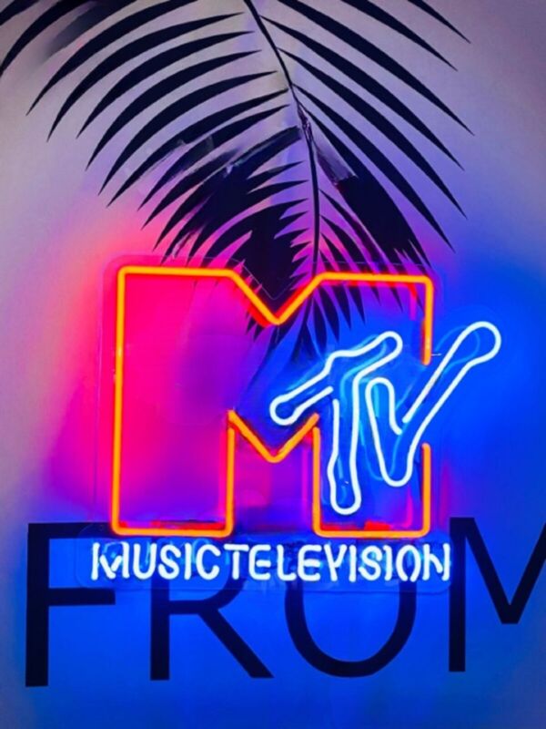 Music Television Acrylic 20"x16" Neon Light Sign Lamp Beer Bar Wall Decor Gift
