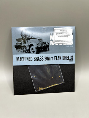 Mission Models Machined Brass 20MM Flak Shells MMS005 A4