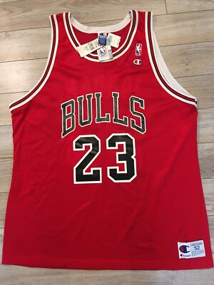 ウェア deadstock NBA champion bulls jordan 23 Michael Jordan #23 Chicago Bulls NBA Champion Jersey 52 NEW