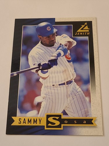 1998 Sammy Sosa Pinnacle Zenith Baseball Card #4 Chicago