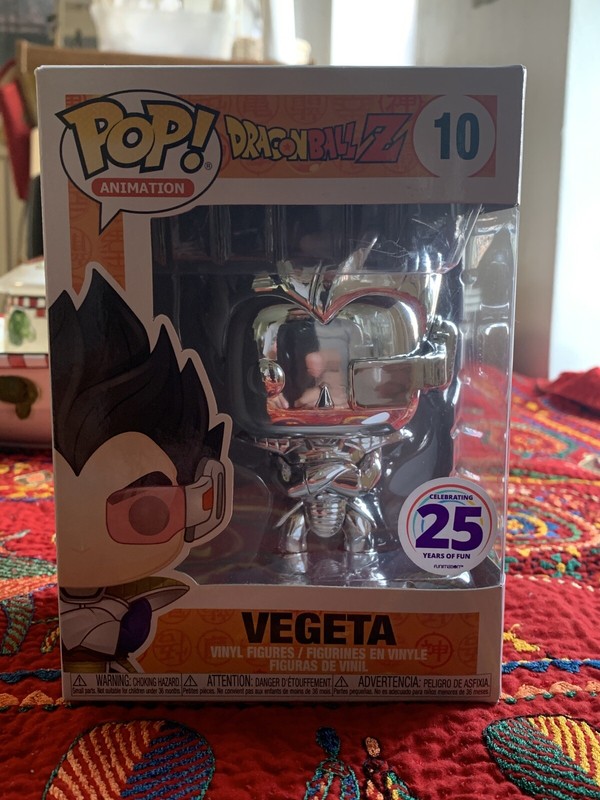 silver vegeta funko pop