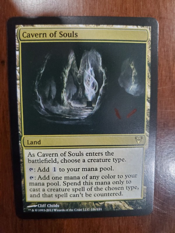 MTG Cavern of Souls Single, Hand-Painted Art Card