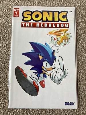 IDW Sonic the Hedgehog #1 (Second Printing Cover) [2018] NEW condition