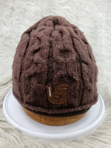帽子 Burton Knitted hat Burton Knitted Beanie Cap Hat White/black One Size Super