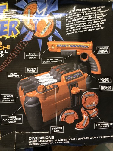 Skeet Shooter Hunter indoor/outdoor Rapid Target Infrared Game NIB