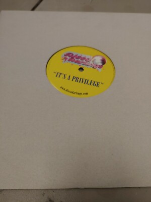 DISCO DARLINGS IT'S A PRIVILEGE 12'' SINGLE LP RARE OOP LIKE NEW