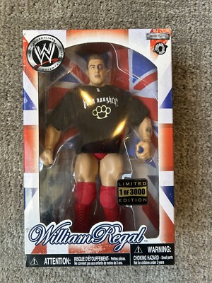 William Regal RARE jakks Exclusive Figure 1/3000 Mint WWE ECW AEW