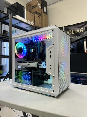 Custom ARGB Gaming PC Desktop Computer LCD Info Screen Intel i5 16GB GTX 1060 6G