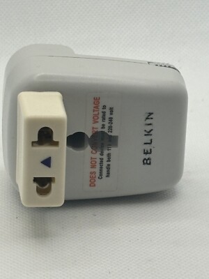 Belkin EU Euro Round Plug Adapter American US to European/Asia Style Plug