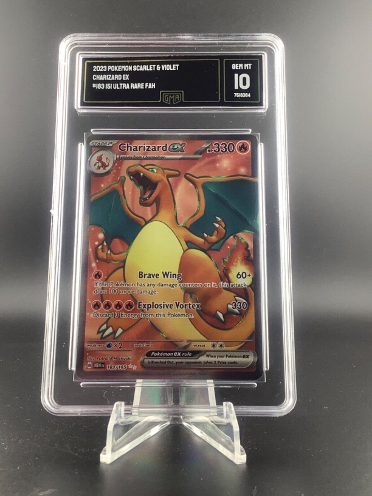 Pokémon Charizard EX 183/165 Scarlet & Violet 151 Ultra Rare Pokémon Charizard EX 183/165 Scarlet & Violet 151 Ultra Rare