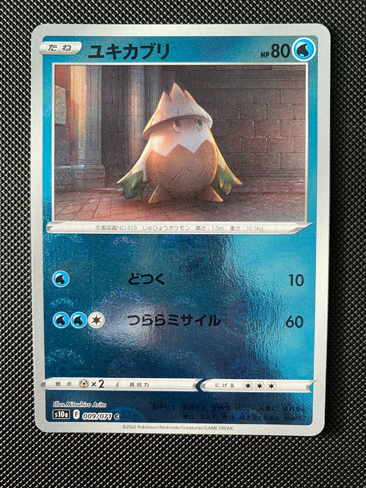 その他 SORCERIAN HOLO MIRROR REVERSE Snover 009/071 Pokemon Dark Phantasma