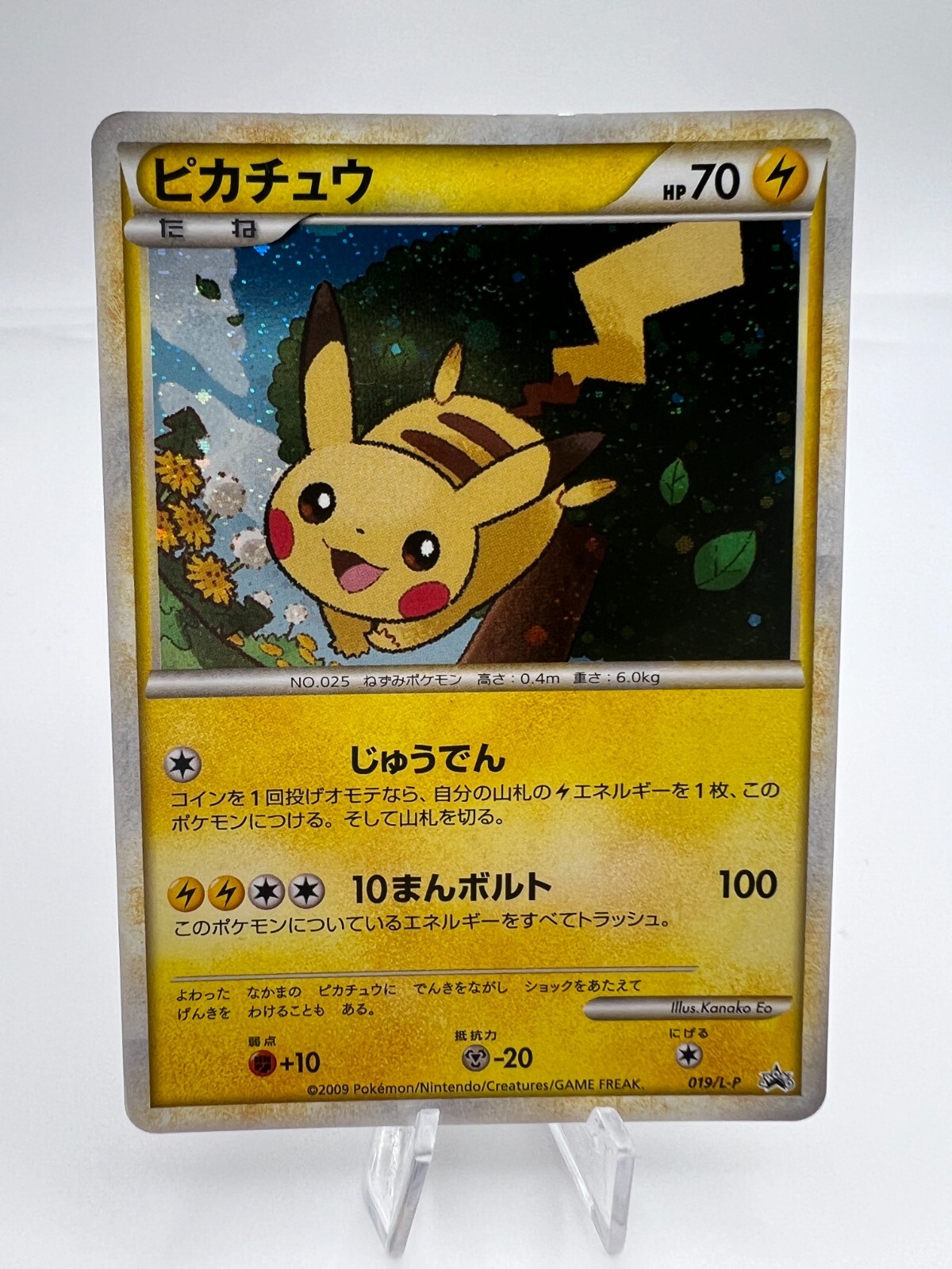 ピカチュウ 019/l-p Pikachu 019/L-P PROMO Daisuki Club Gold Rank Sealed MINT