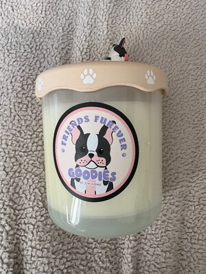New Tk Maxx DW Goodies French BullDog Friends Furever Scented Candle 8.8oz