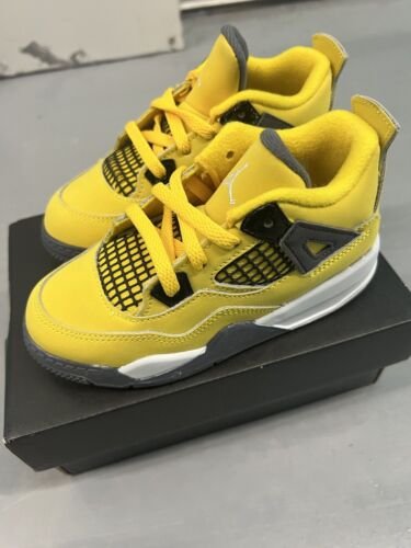 DS Nike Air Jordan Retro 4 IV Thunder Tour Yellow Toddler 2023 TD Baby Size 10c | eBay DS Nike Air Jordan Retro 4 IV Thunder Tour Yellow Toddler 2023 TD Baby Size 10c | eBay