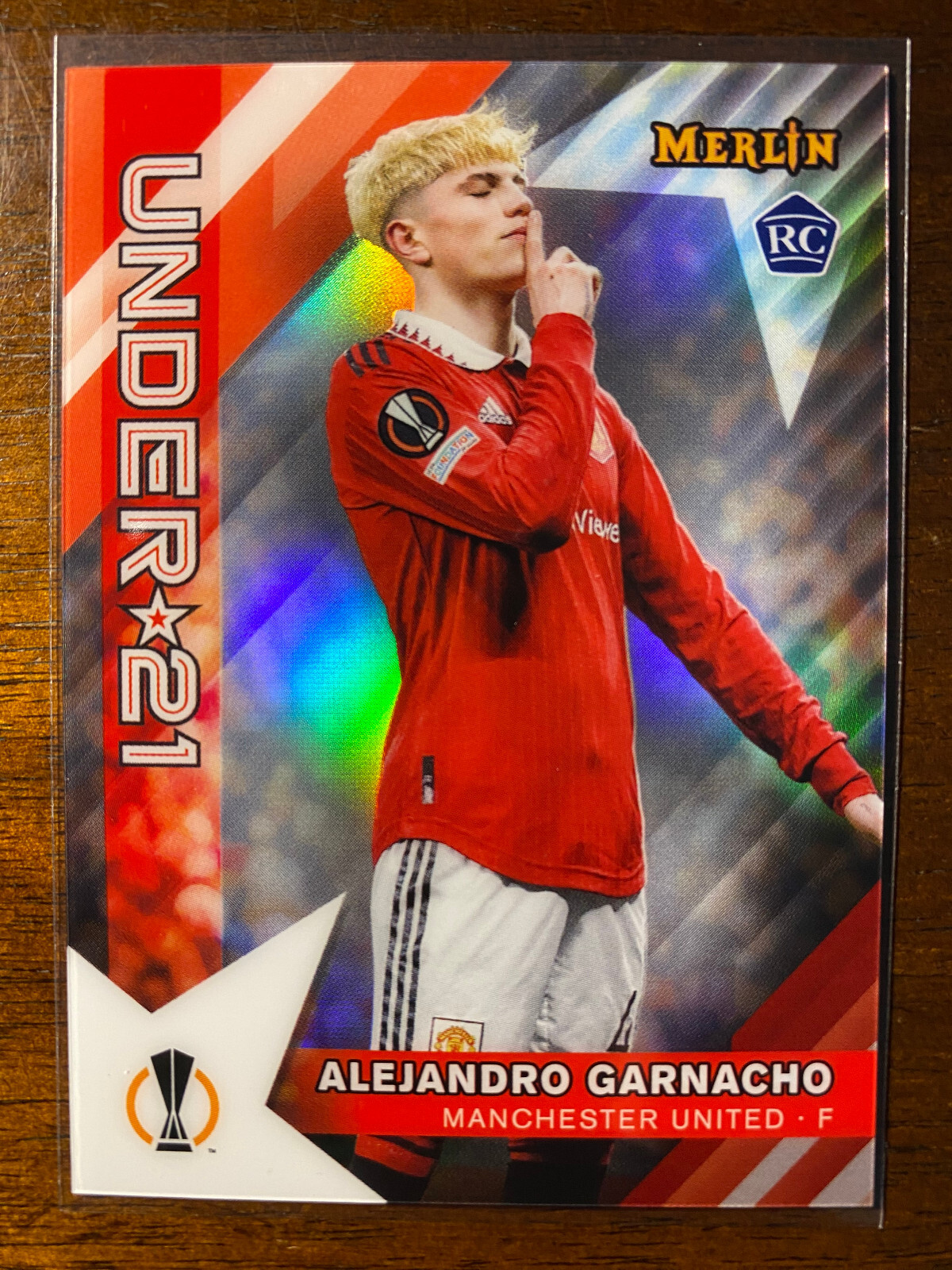 PSA10 2022-23 topps MERLIN ガルナチョ RCカード 2022-23 Topps Chrome Merlin UEFA Alejandro Garnacho #U21-1