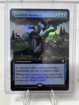 Kindred Discovery (Extended Art) Commander Legends: CLB   FOIL MTG   NM!