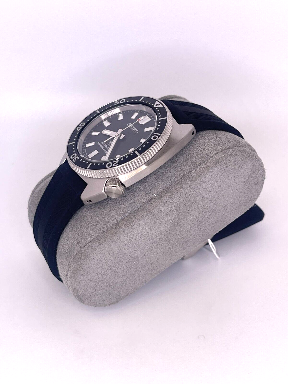 Pre-owned Seiko Luxe Prospex Diver Black Dial And Rubber Spb317 Watch In Box With Tags