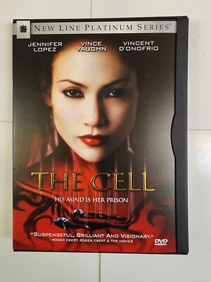 The Cell - JENNIFER LOPEZ - VINCE VAUGHN (DVD, 2000, SNAPCASE) FREE SHIPPING  A2