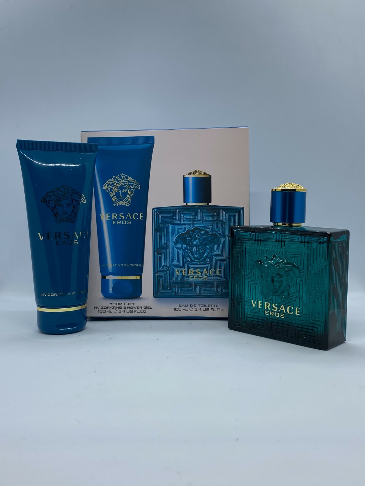 VERSACE Eros Eau de Toilette セット　ポシェット付き Versace Eros Men's Fragrance Gift Set - Eau De Toilette