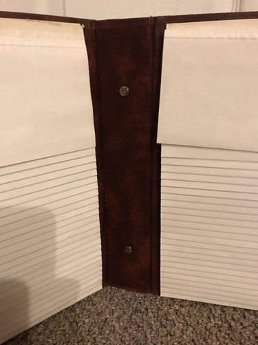 Overlapping Photo Album Cascade 100 Pictures Folding Carrying 3.5 By 5 Brown