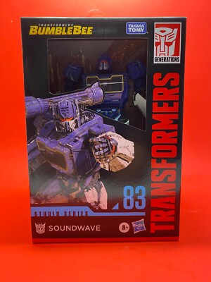 Hasbro Transformers Bumblebee Studio Series 83 Voyager SOUNDWAVE Action Figure