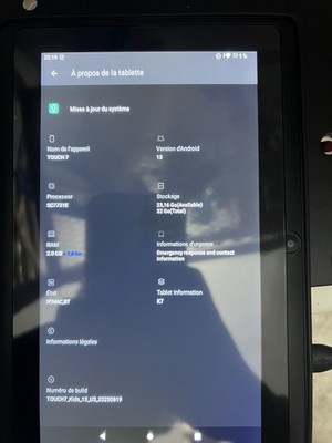 Tablette enfant PRITOM K7 – 7” – Android 13 – Parfait état + Housse