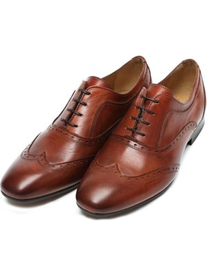 

HUDSON Мужские коричневые кожаные оксфорды на блочном каблуке Francis Wingtip Toe, Коричневый, 4398