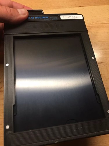 Fujifilm Provia 100F Color slide film 4 x 5