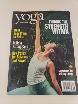 YOGA JOURNAL DECEMBER 2020 BRAND NEW MAGAZINE FINDING THE STRENGTH WITHIN/ TRAIN